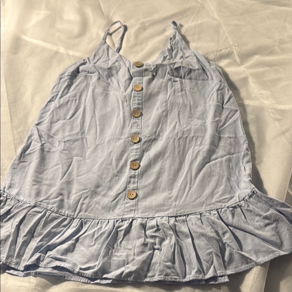 As U Wish Sky Blue Blouse
